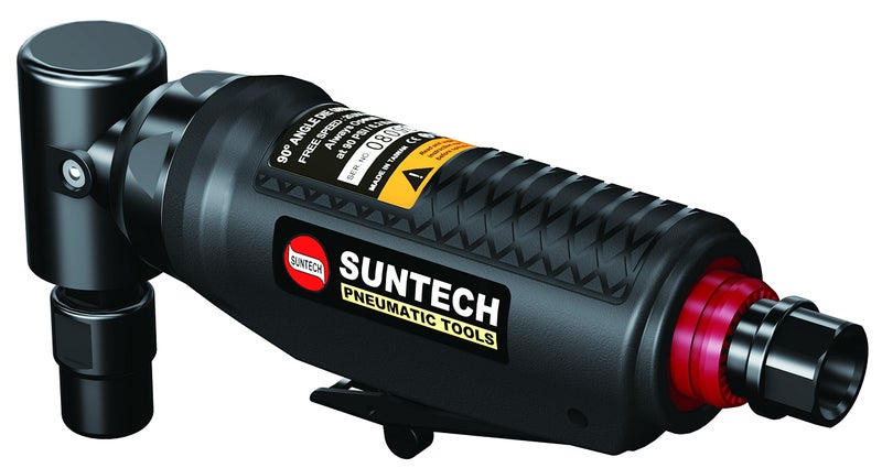 SUNTECH SM-52-5300 صن ماتش 1/4" زاوية 90 درجة طاحونة هوائية، 0.3 حصان، 20,000 دورة في الدقيقة، أسود